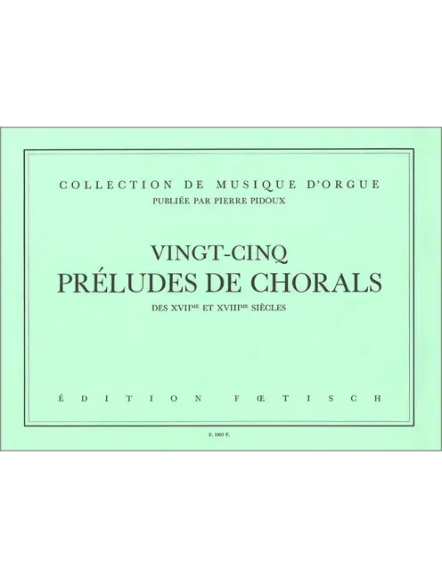 Preludes des Chorals Vol. 1